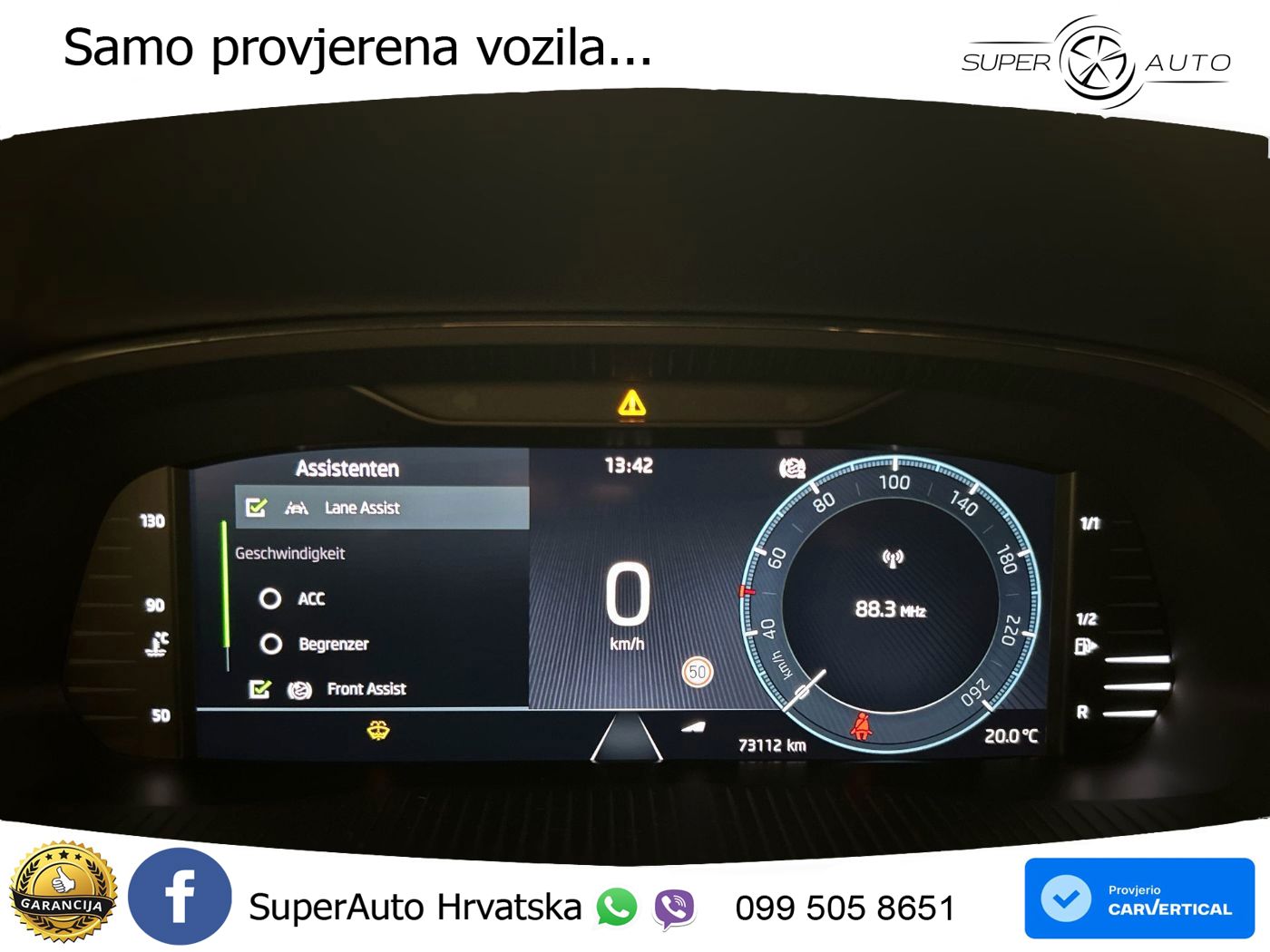 Škoda Octavia Combi 2.0 TDI (150 KS) LED+GR SJED+ACC