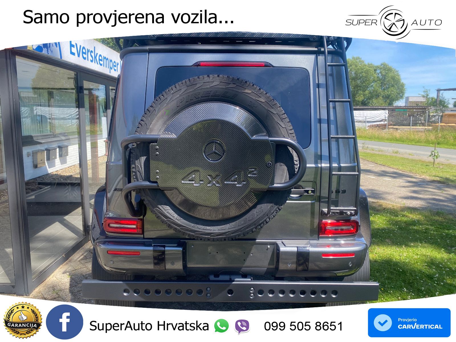 Mercedes AMG G 63 Long V8 (585 KS) 4MATIC 9G-TRONIC AMG SPEEDSHIFT PLUS Edition One LED+GR SJED+ACC