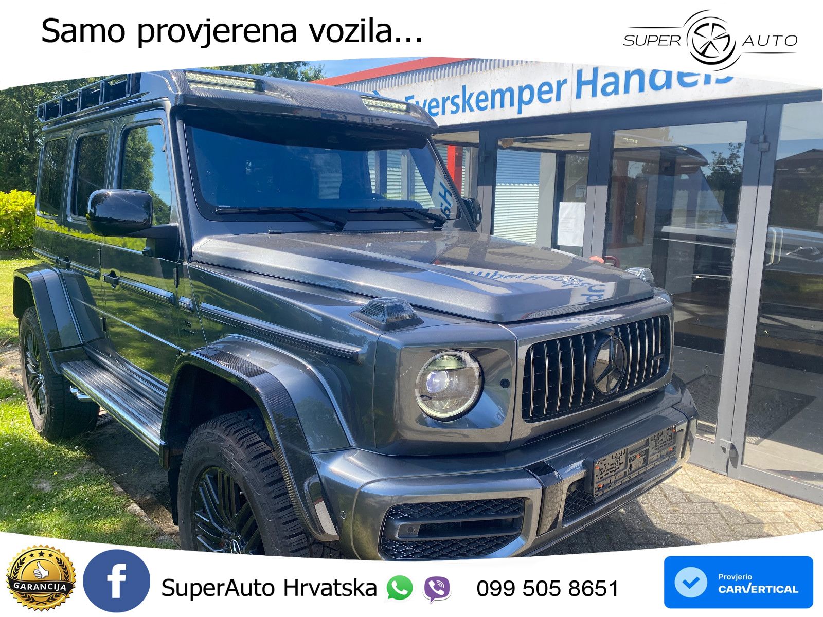 Mercedes AMG G 63 Long V8 (585 KS) 4MATIC 9G-TRONIC AMG SPEEDSHIFT PLUS Edition One LED+GR SJED+ACC