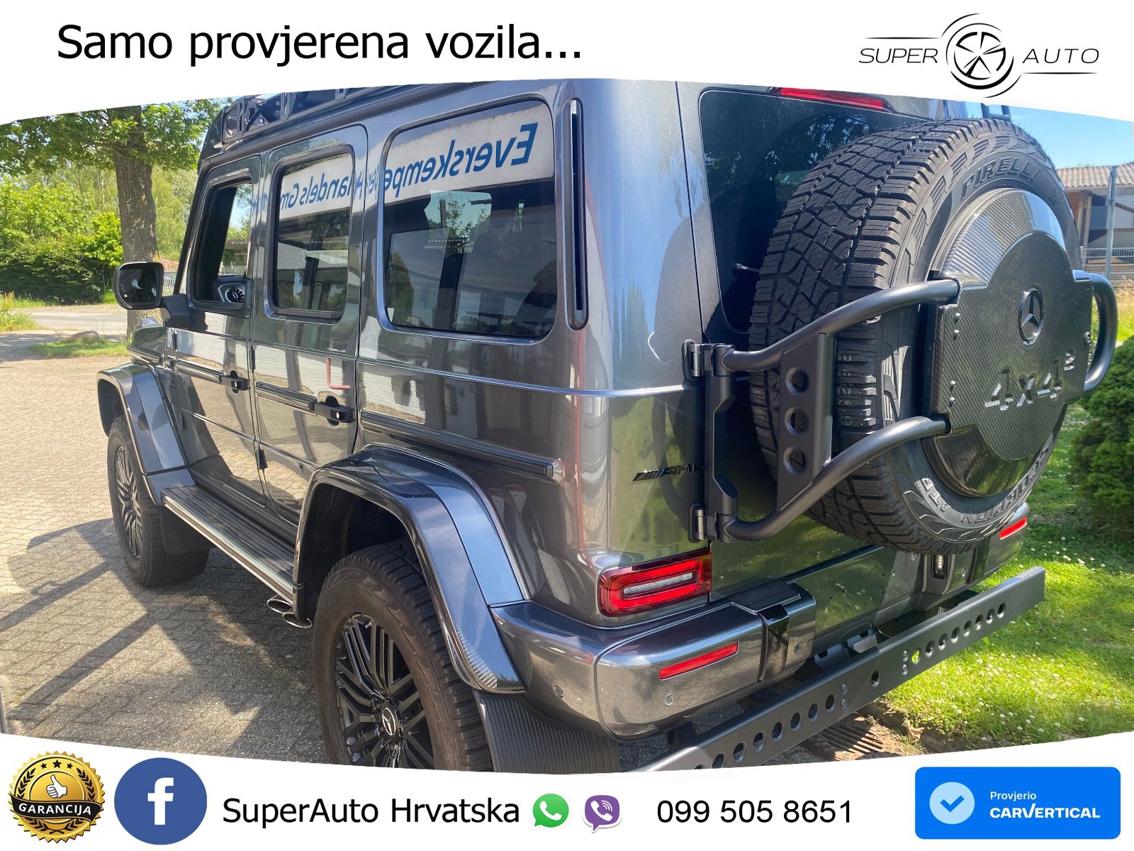 Mercedes AMG G 63 Long V8 (585 KS) 4MATIC 9G-TRONIC AMG SPEEDSHIFT PLUS Edition One LED+GR SJED+ACC