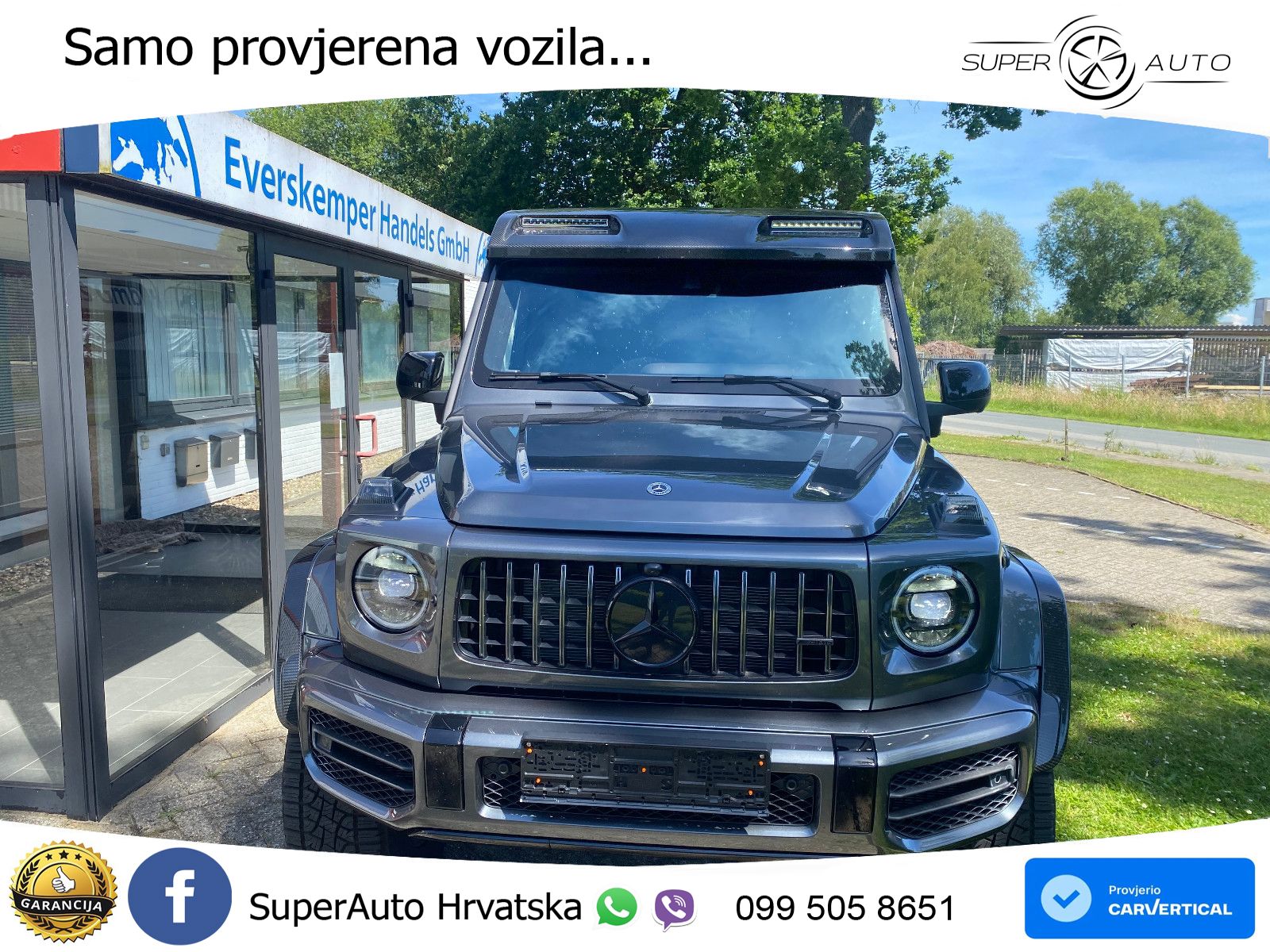 Mercedes AMG G 63 Long V8 (585 KS) 4MATIC 9G-TRONIC AMG SPEEDSHIFT PLUS Edition One LED+GR SJED+ACC