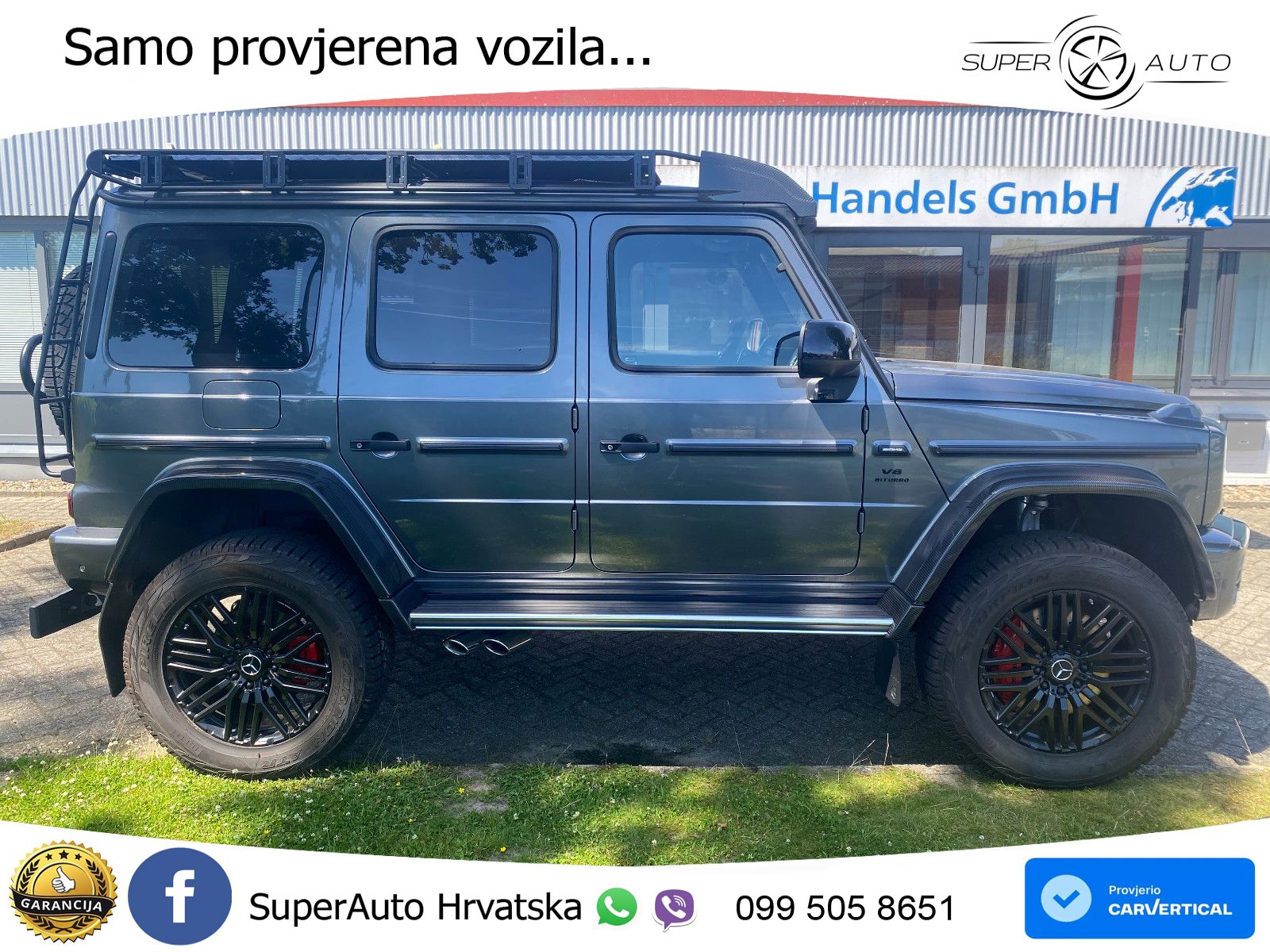 Mercedes AMG G 63 Long V8 (585 KS) 4MATIC 9G-TRONIC AMG SPEEDSHIFT PLUS Edition One LED+GR SJED+ACC