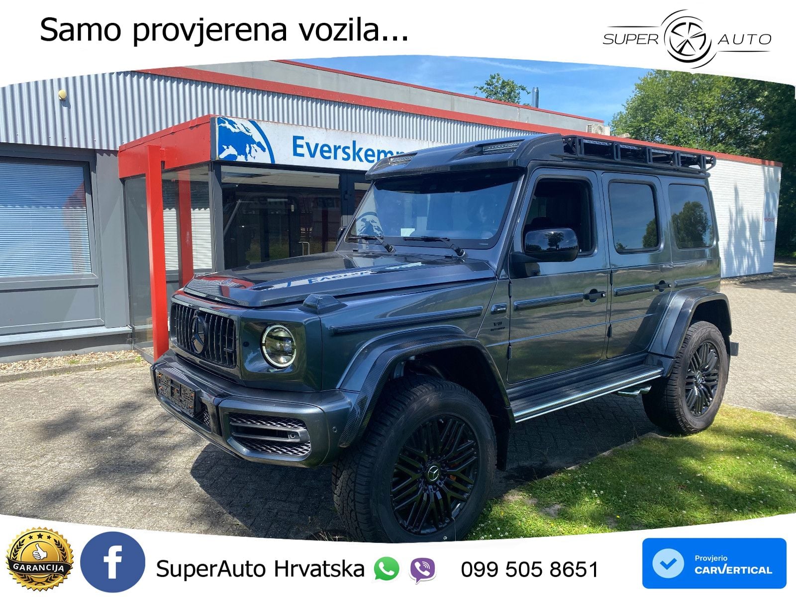 Mercedes AMG G 63 Long V8 (585 KS) 4MATIC 9G-TRONIC AMG SPEEDSHIFT PLUS Edition One LED+GR SJED+ACC