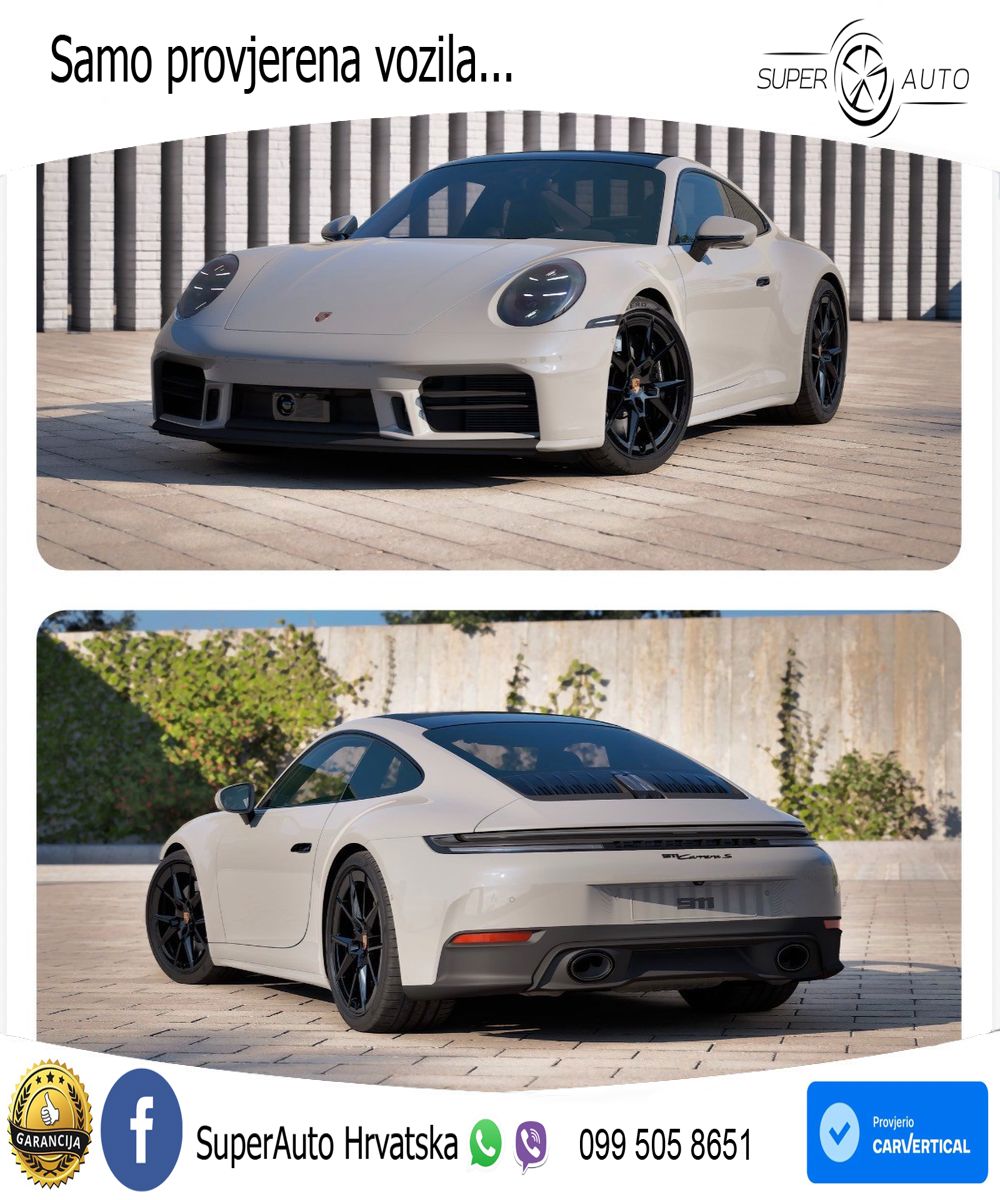 Porsche 911 Carrera GTS 3.0 (480 KS) PDK ZRAČNI+ACC+GR SJED+KAM+PANO