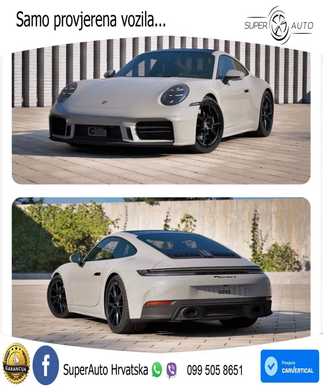 Porsche 911 Carrera GTS 3.0 (480 KS) PDK ZRAČNI+ACC+GR SJED+KAM+PANO
