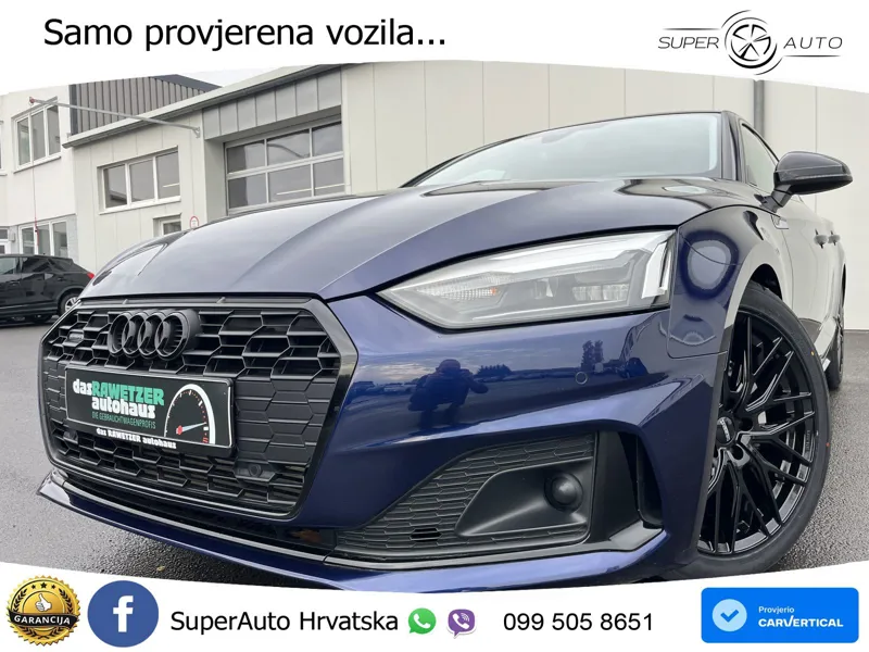 Audi A5 Sportback  40 TFSI (204 KS) quattro S tronic LED+GR SJED+ACC
