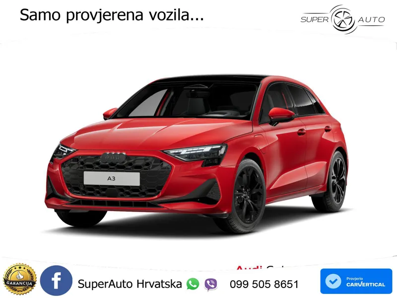 Audi A3 40 TFSIe (204 KS) S tronic advanced MATRIX+GR SJED+KAM