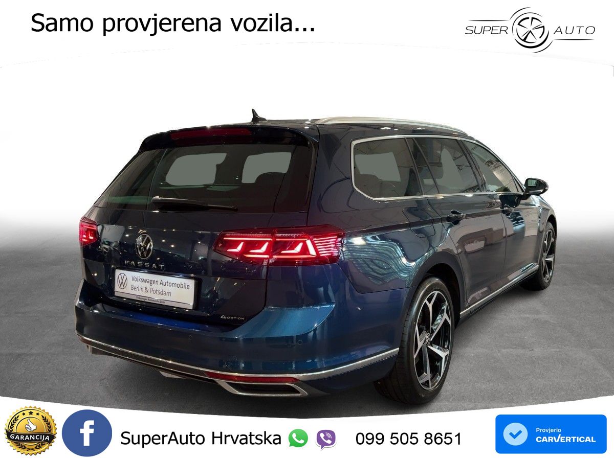 Volkswagen Passat Variant 2.0 TDI (200 KS) 4MOTION DSG Elegance MATRIX+GR SJED+KAM