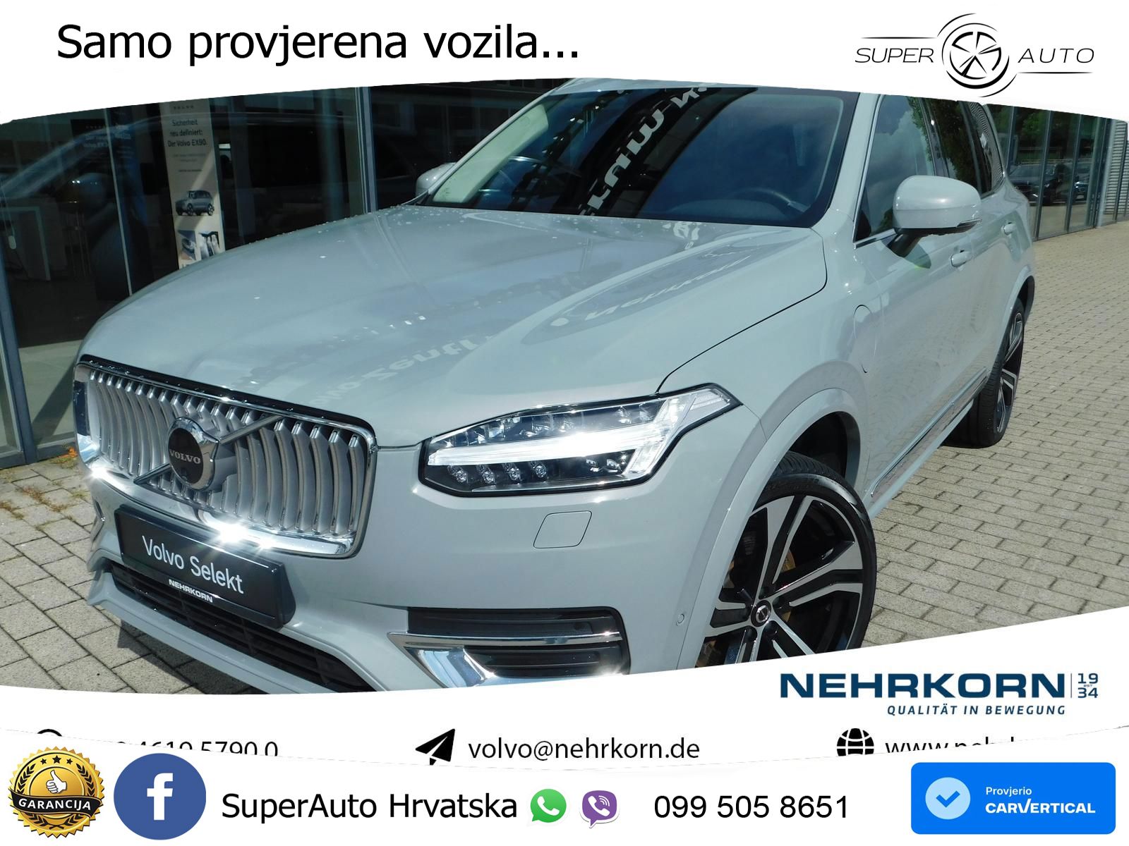 Volvo XC90 2.0 T8 AWD Automatic ACC+GR SJED+360+PANO