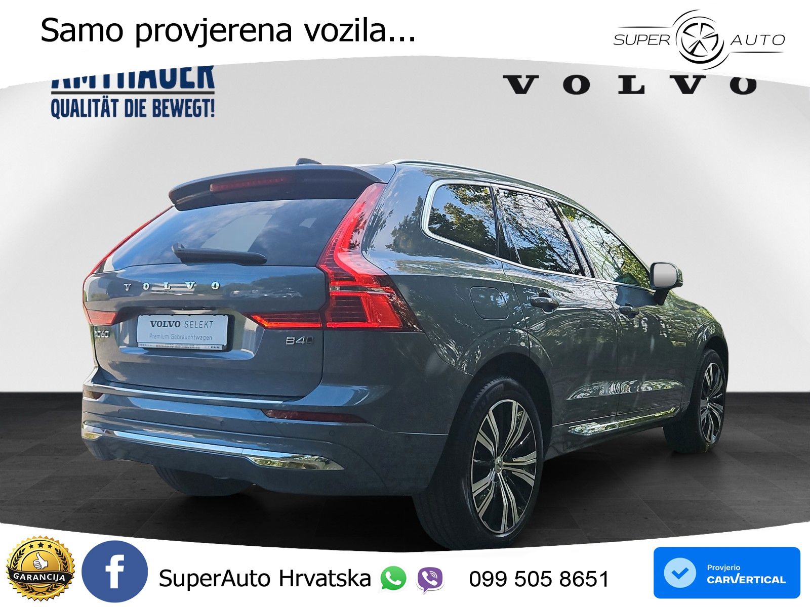 Volvo XC60 B4 Diesel AWD Geartronic ACC+GR SJED+360+PANO