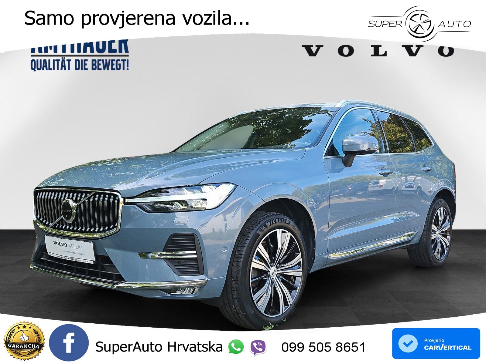 Volvo XC60 B4 Diesel AWD Geartronic ACC+GR SJED+360+PANO