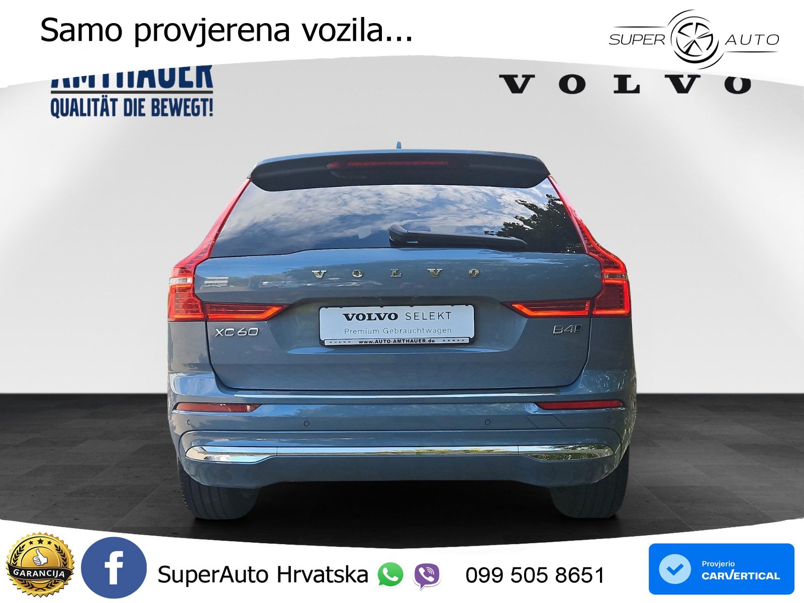 Volvo XC60 B4 Diesel AWD Geartronic ACC+GR SJED+360+PANO