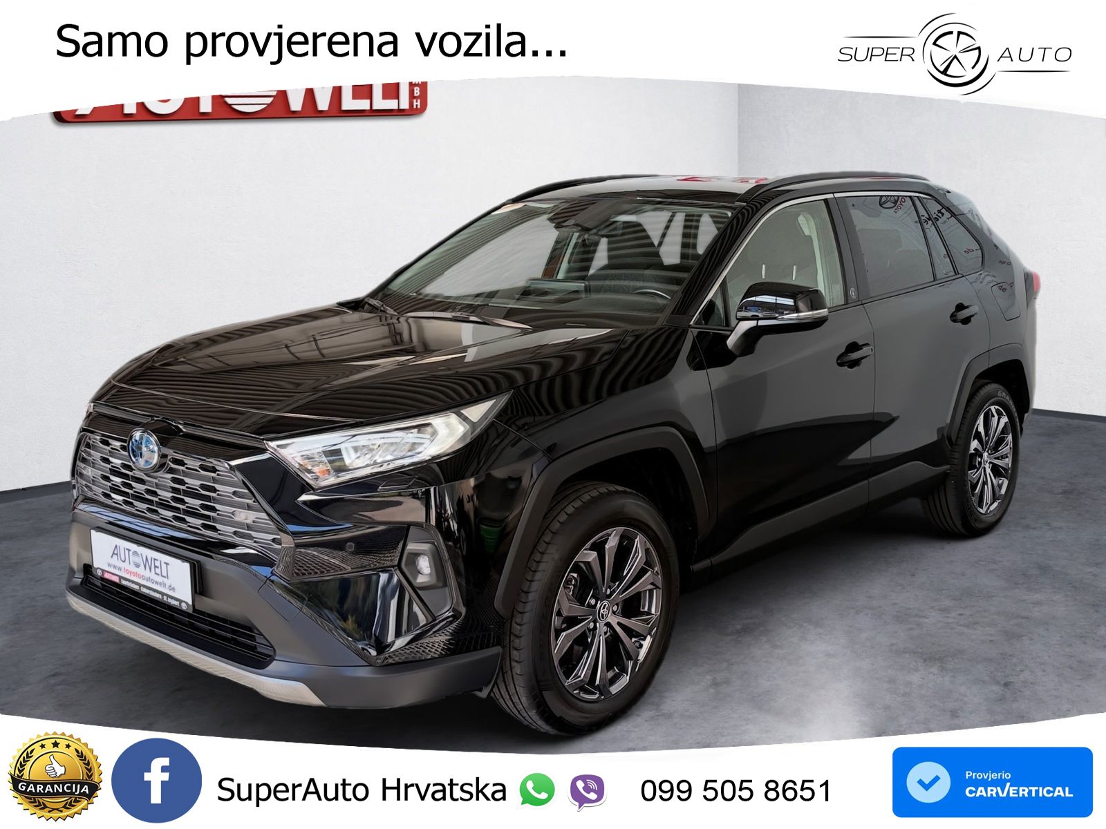 Toyota RAV4 2.5 (218 KS) Hybrid eCVT LED+GR SJED+ACC