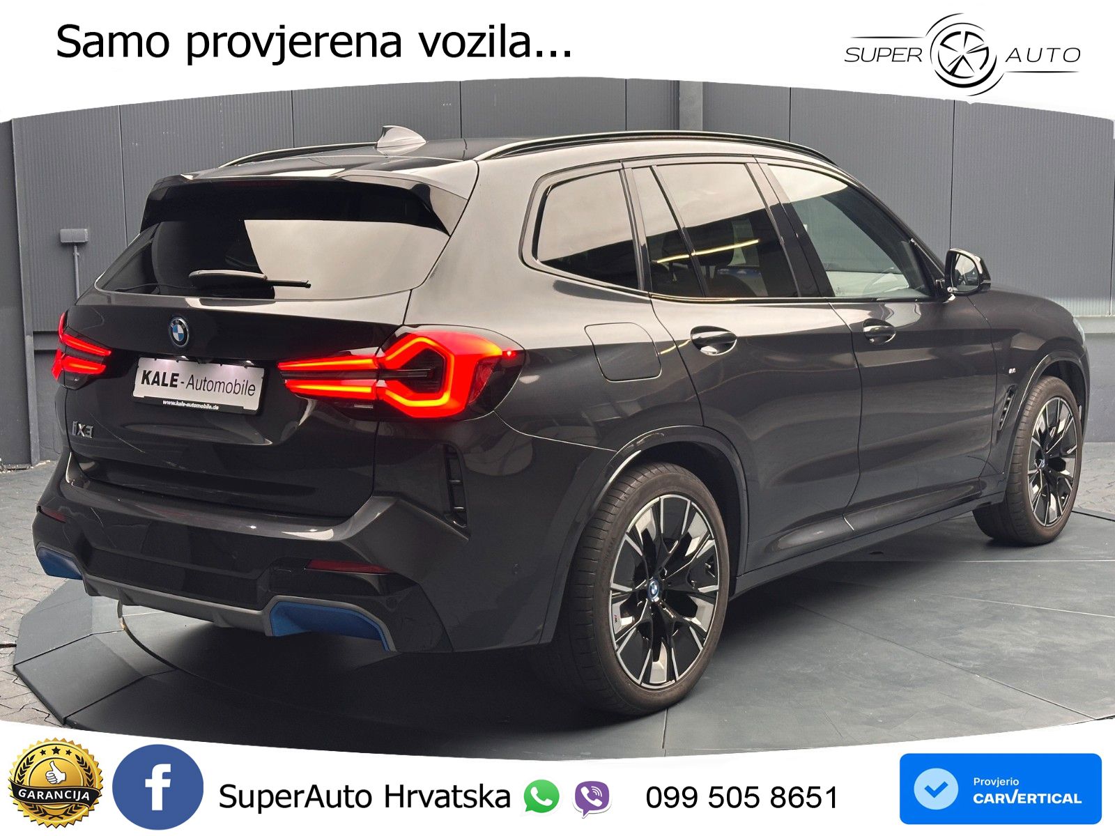 BMW iX3 80 kWh (286 KS)
