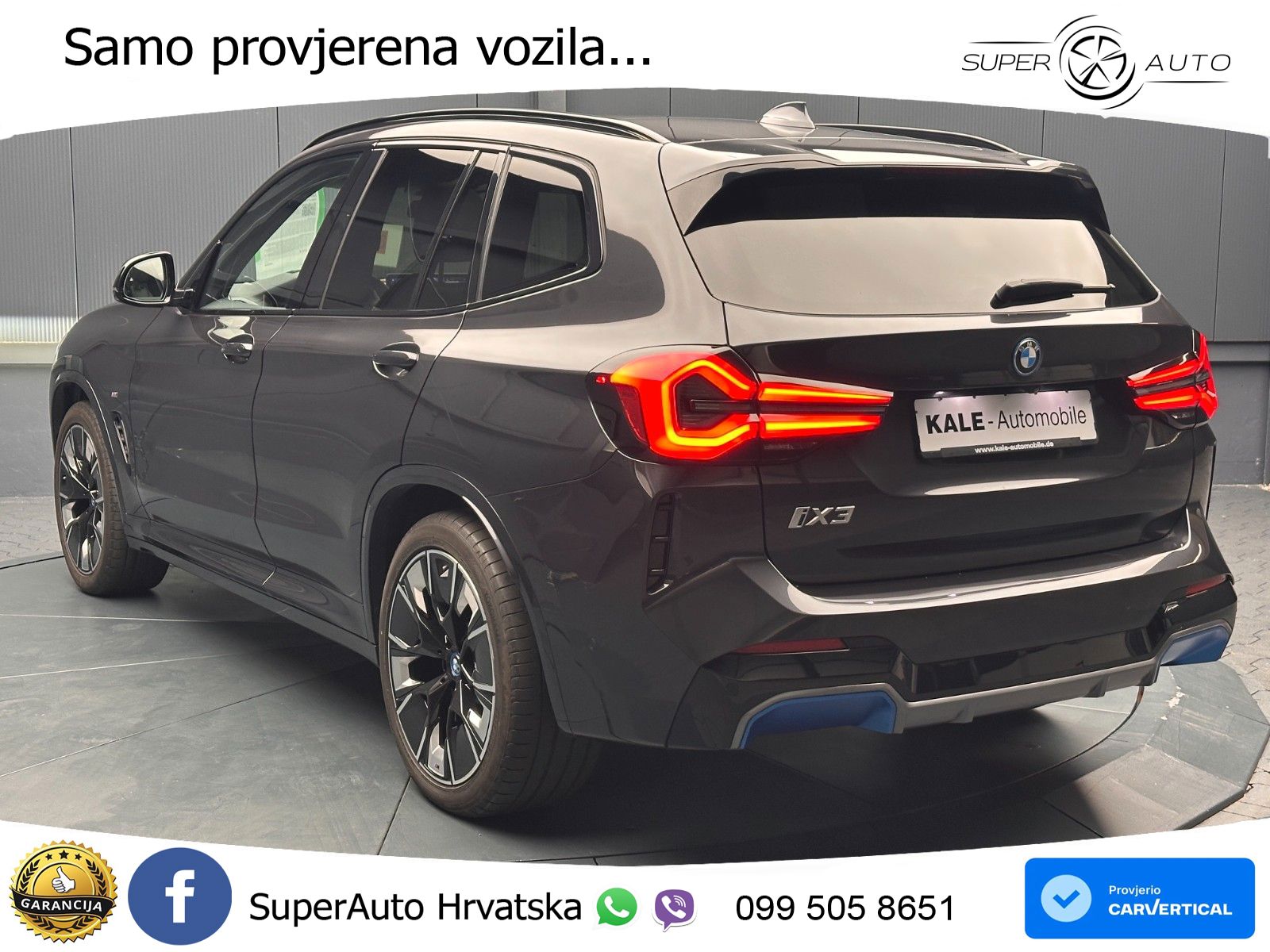 BMW iX3 80 kWh (286 KS)