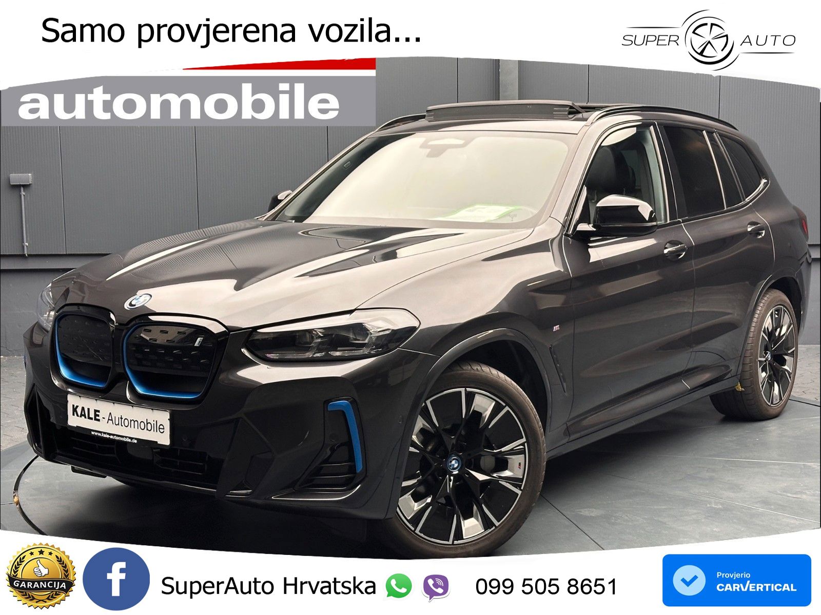 BMW iX3 80 kWh (286 KS)