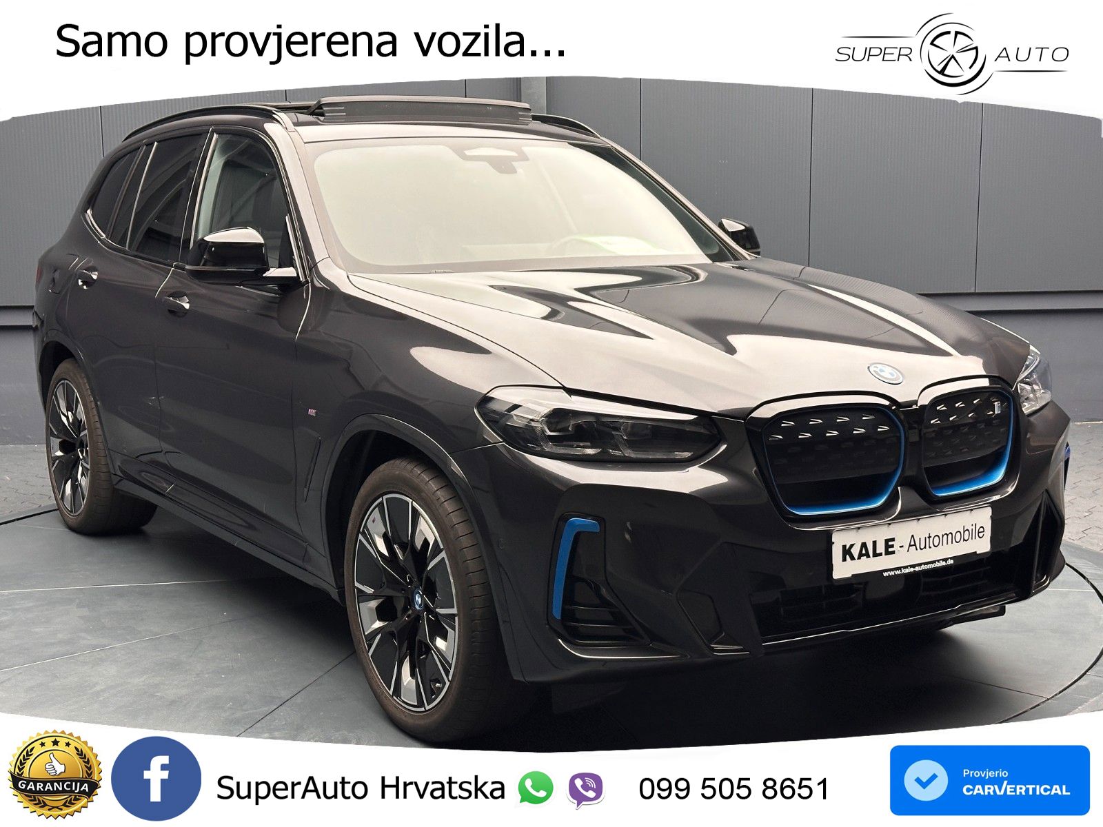 BMW iX3 80 kWh (286 KS)