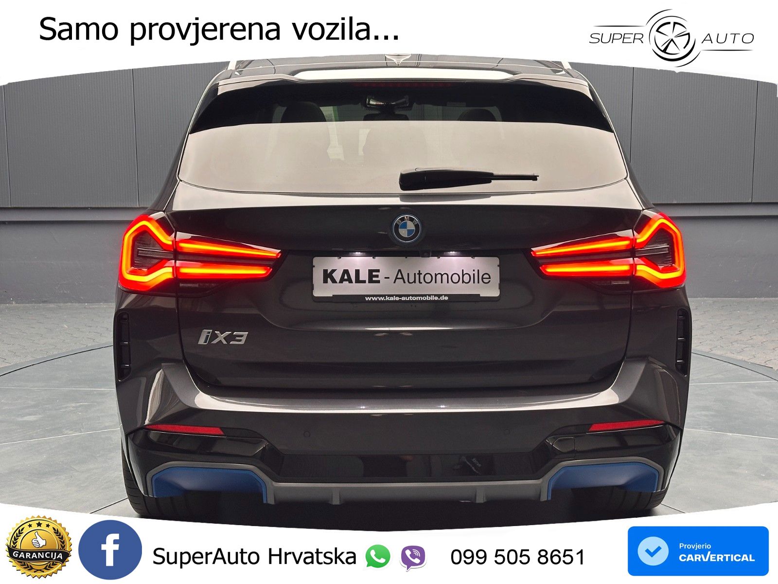 BMW iX3 80 kWh (286 KS)