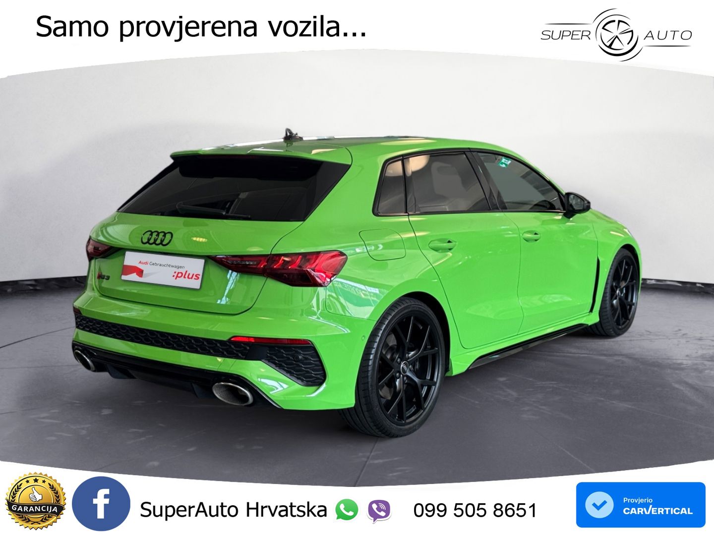 Audi RS3 Sedan 2.5 TFSI (400 KS) quattro S tronic LED+GR SJED+ACC