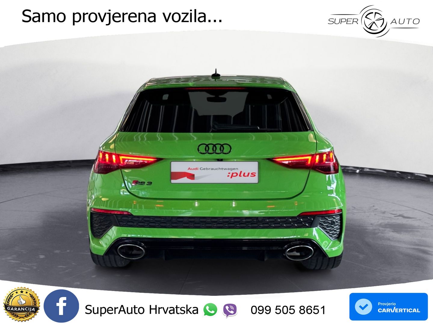 Audi RS3 Sedan 2.5 TFSI (400 KS) quattro S tronic LED+GR SJED+ACC