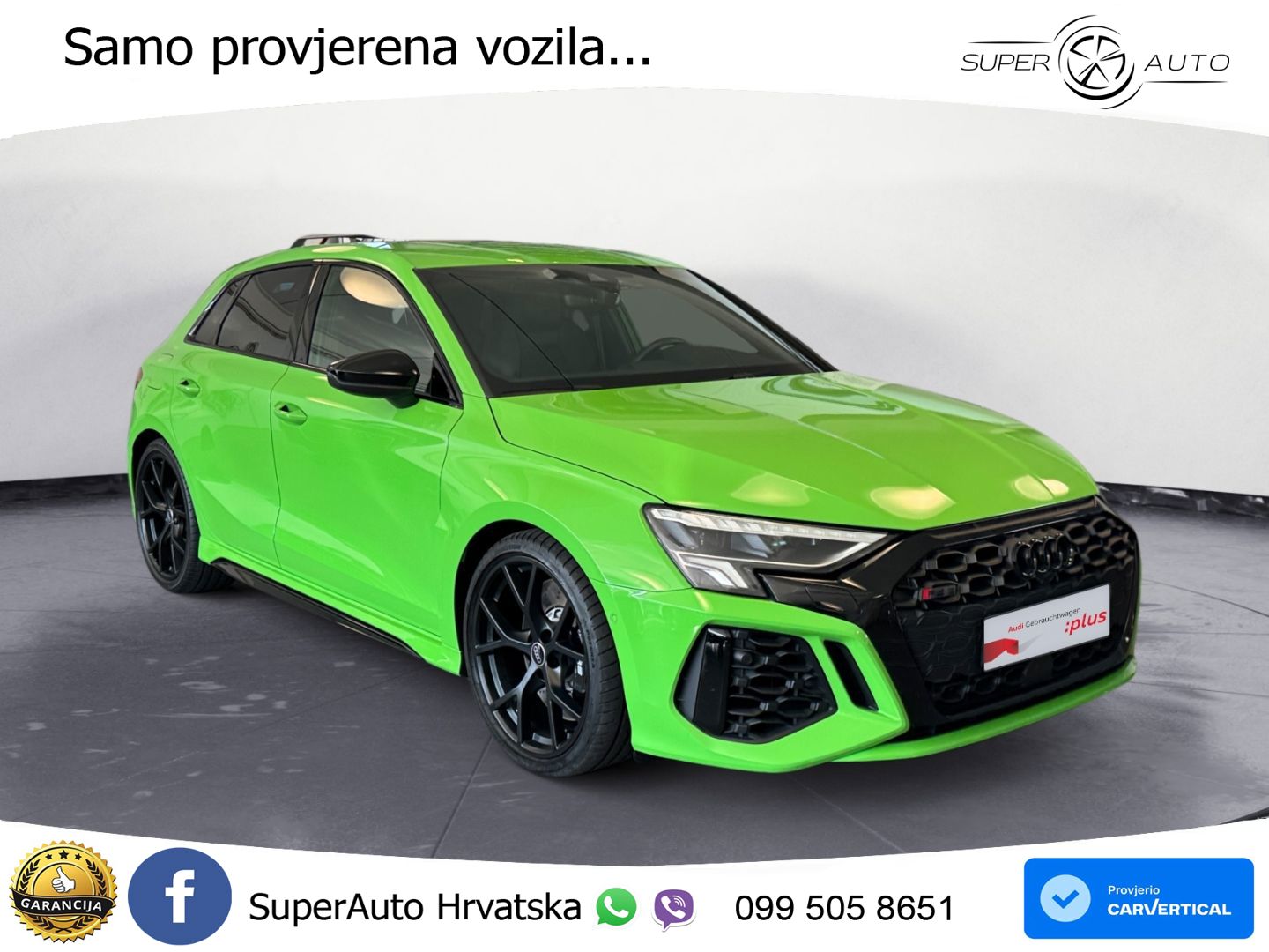 Audi RS3 Sedan 2.5 TFSI (400 KS) quattro S tronic LED+GR SJED+ACC