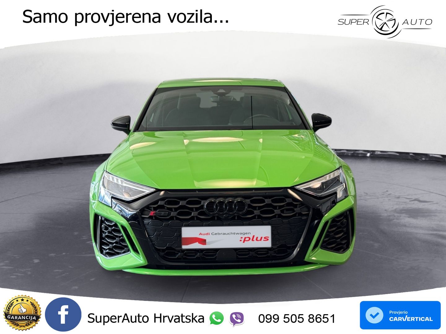 Audi RS3 Sedan 2.5 TFSI (400 KS) quattro S tronic LED+GR SJED+ACC