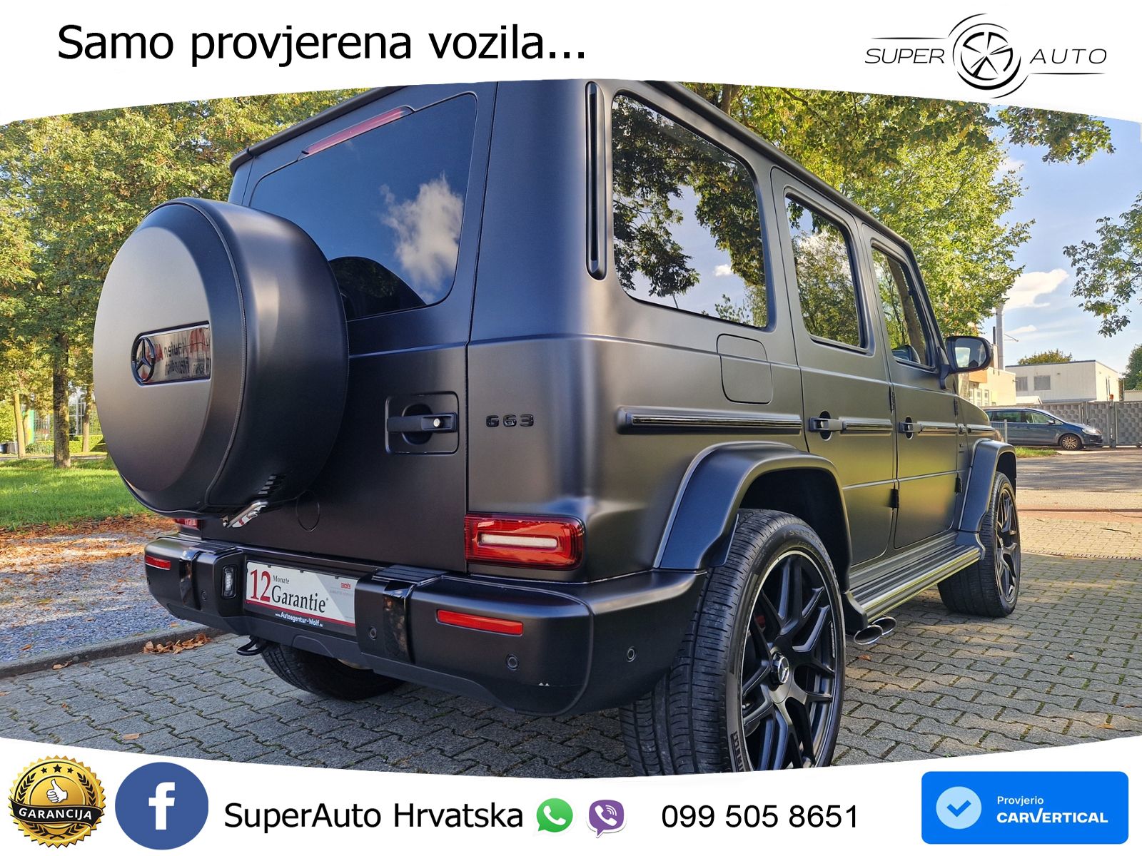 Mercedes AMG G 63 Long V8 (585 KS) 4MATIC 9G-TRONIC AMG SPEEDSHIFT PLUS LED+GR SJED+ACC