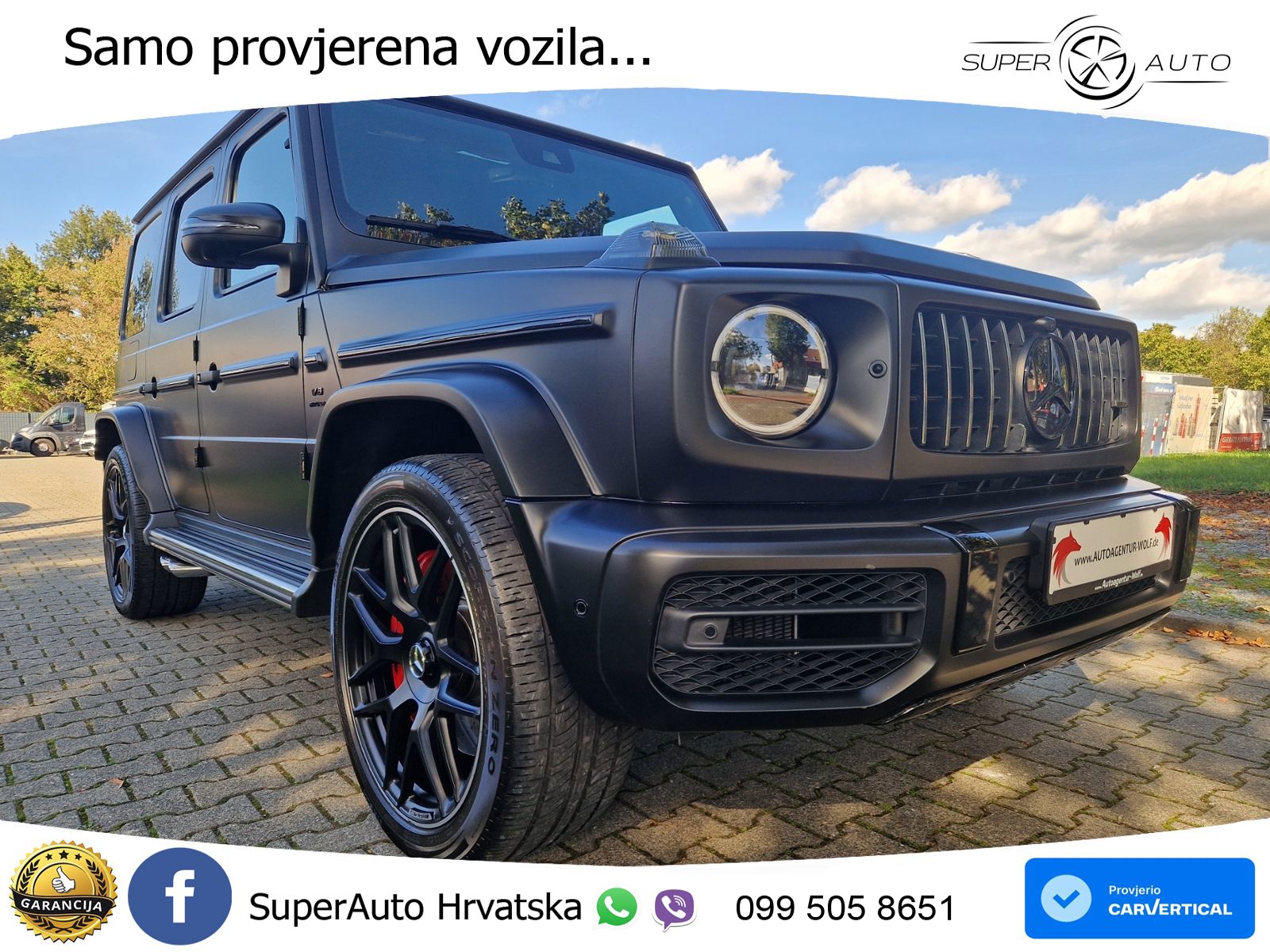 Mercedes AMG G 63 Long V8 (585 KS) 4MATIC 9G-TRONIC AMG SPEEDSHIFT PLUS LED+GR SJED+ACC