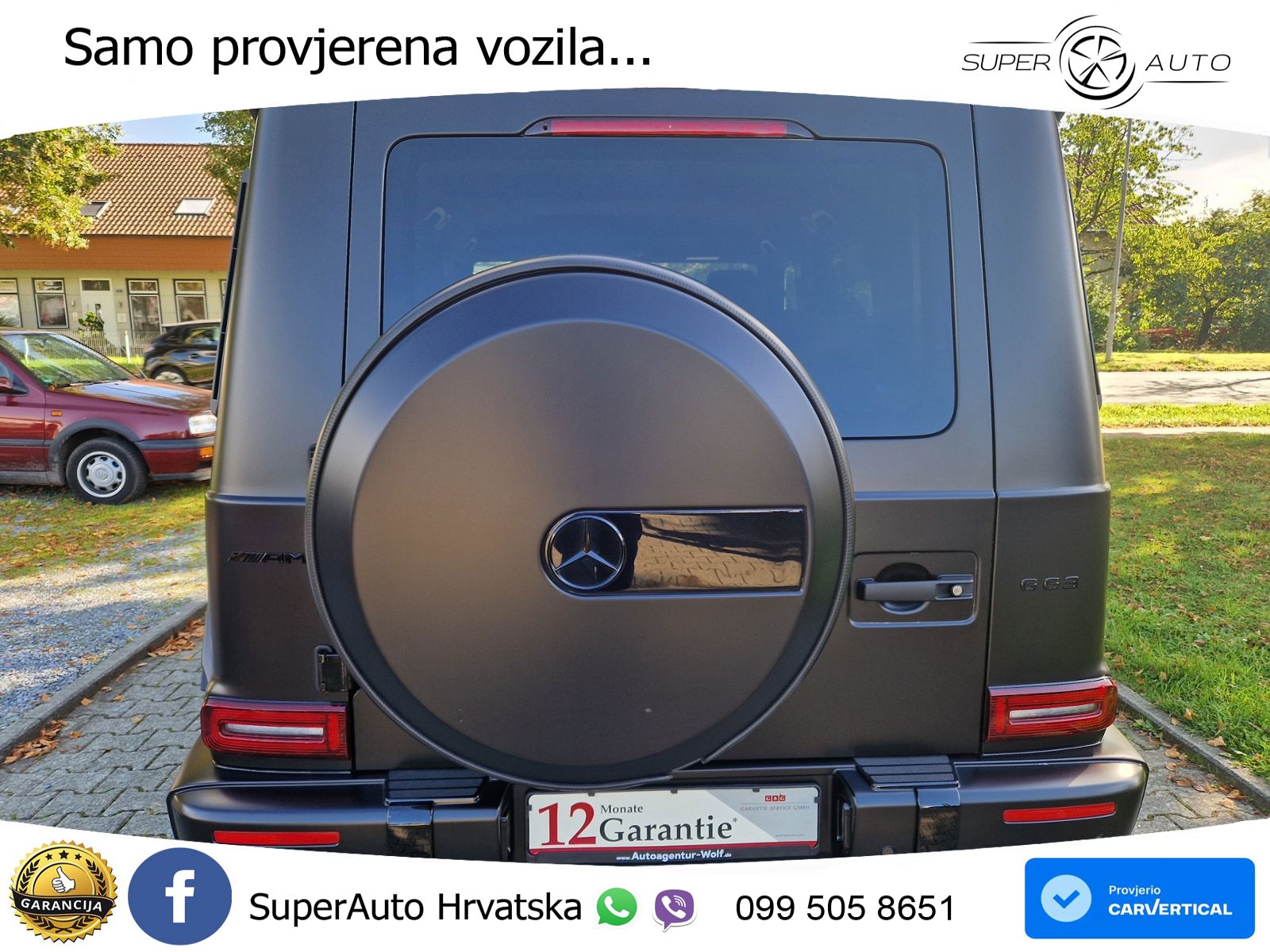 Mercedes AMG G 63 Long V8 (585 KS) 4MATIC 9G-TRONIC AMG SPEEDSHIFT PLUS LED+GR SJED+ACC