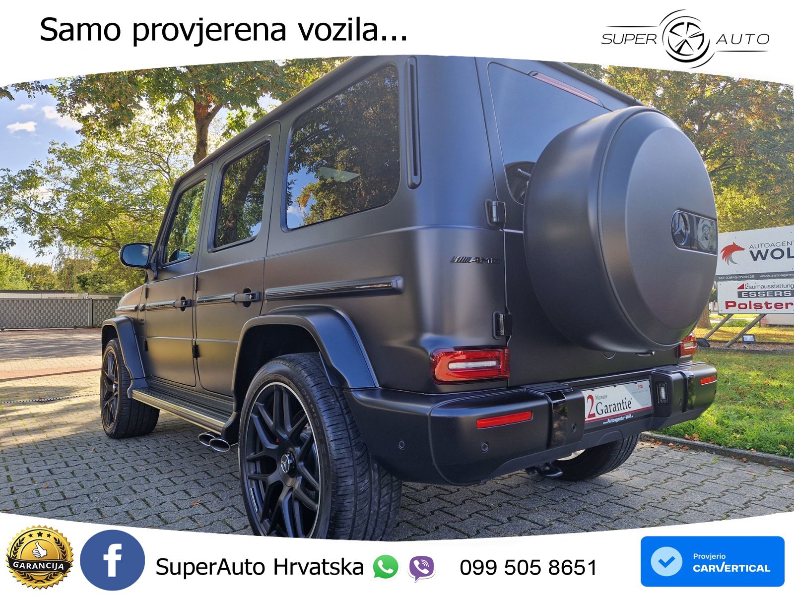 Mercedes AMG G 63 Long V8 (585 KS) 4MATIC 9G-TRONIC AMG SPEEDSHIFT PLUS LED+GR SJED+ACC