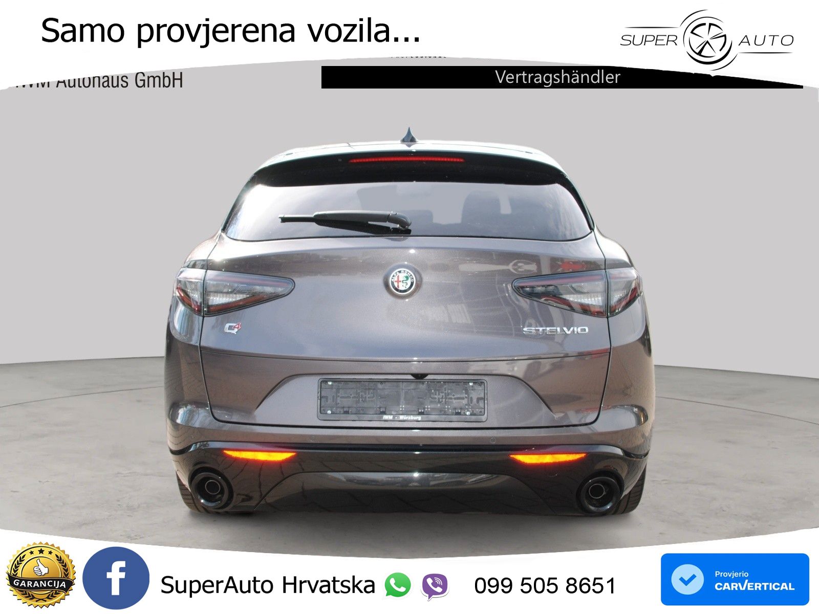 Alfa Romeo Stelvio 2.2 MultiJet II (210 KS) Q4 Automatic LED+GR SJED+ACC