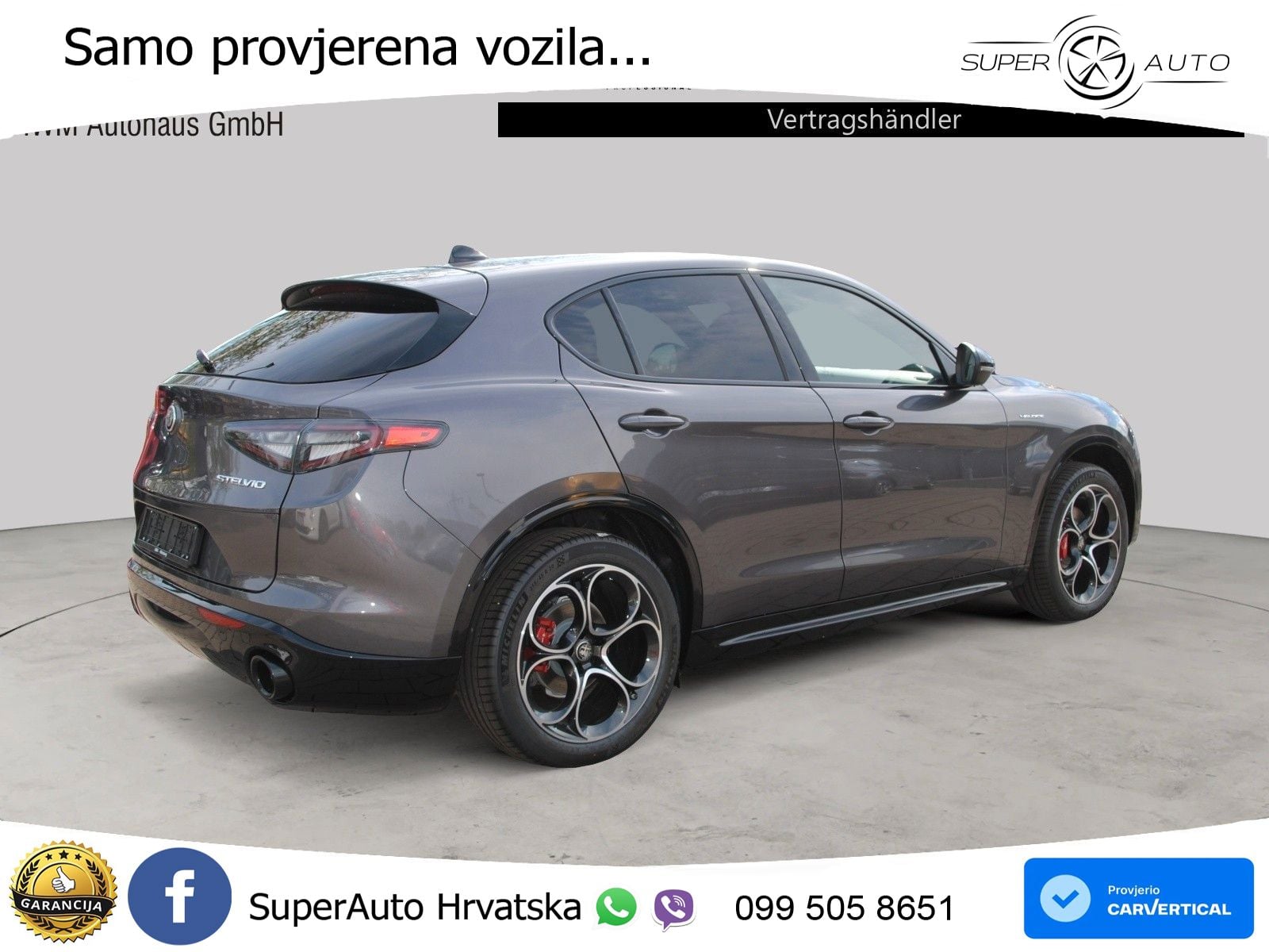 Alfa Romeo Stelvio 2.2 MultiJet II (210 KS) Q4 Automatic LED+GR SJED+ACC