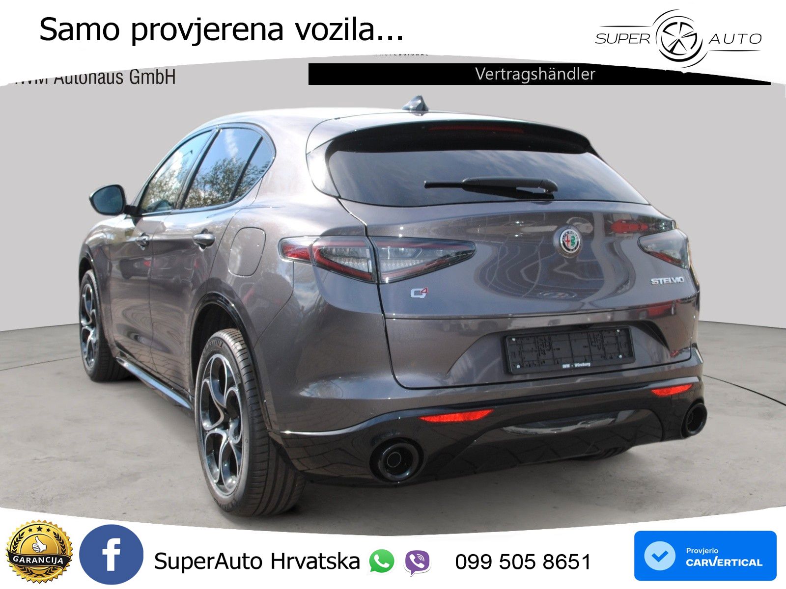 Alfa Romeo Stelvio 2.2 MultiJet II (210 KS) Q4 Automatic LED+GR SJED+ACC