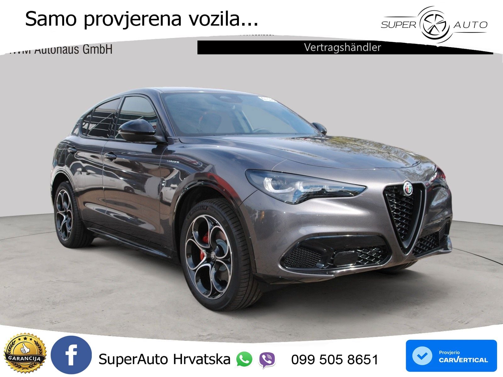 Alfa Romeo Stelvio 2.2 MultiJet II (210 KS) Q4 Automatic LED+GR SJED+ACC