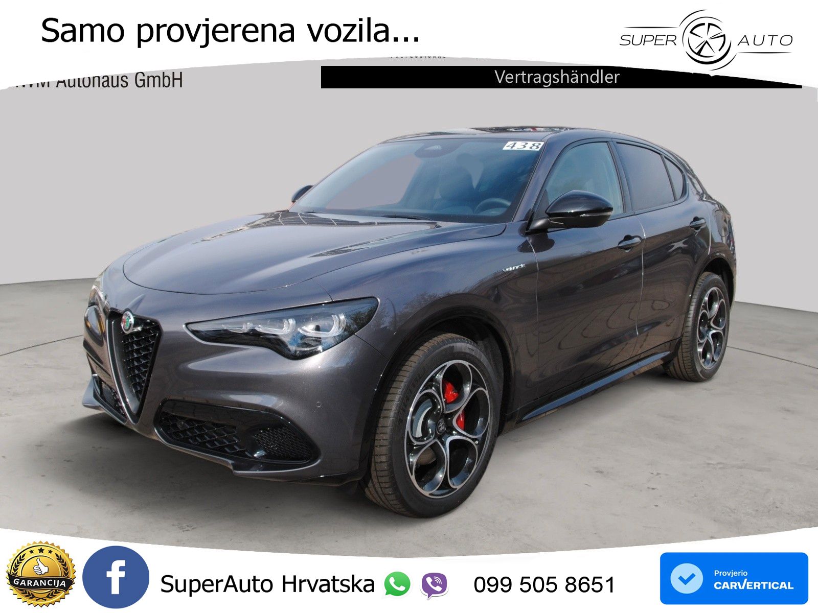 Alfa Romeo Stelvio 2.2 MultiJet II (210 KS) Q4 Automatic LED+GR SJED+ACC