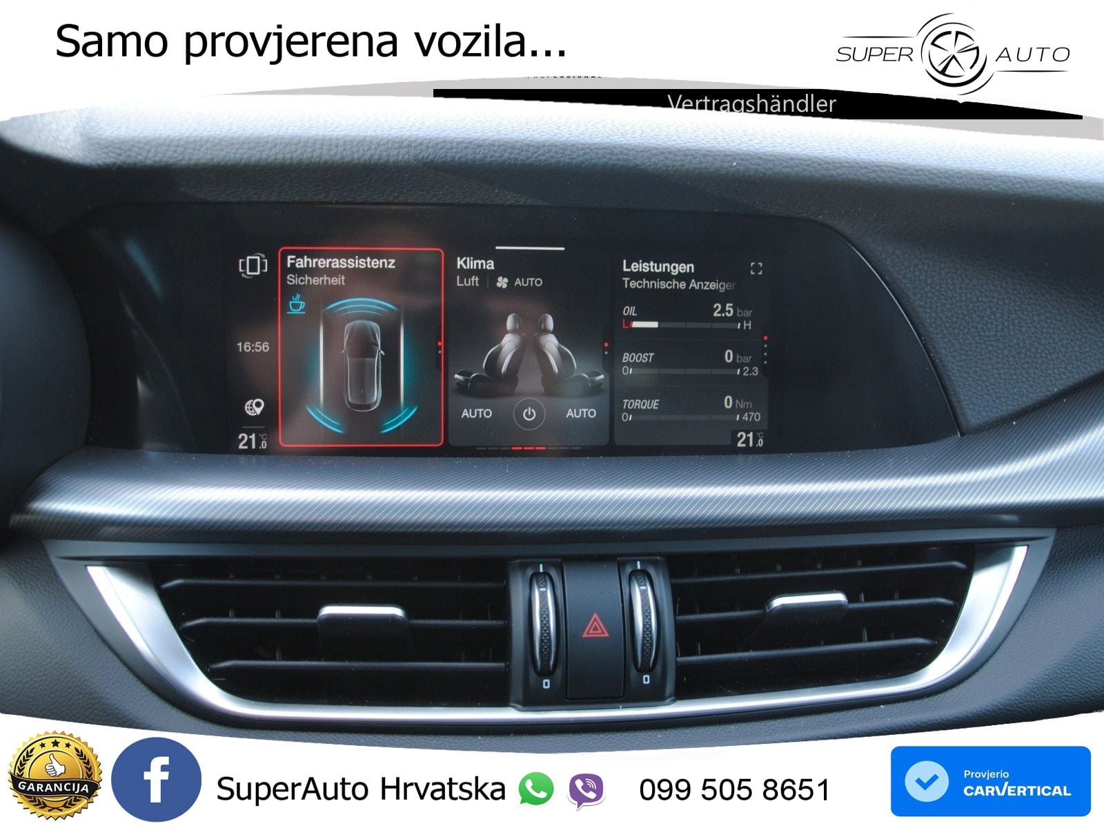 Alfa Romeo Stelvio 2.2 MultiJet II (210 KS) Q4 Automatic LED+GR SJED+ACC