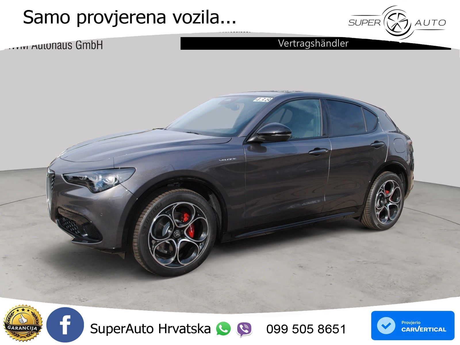 Alfa Romeo Stelvio 2.2 MultiJet II (210 KS) Q4 Automatic LED+GR SJED+ACC