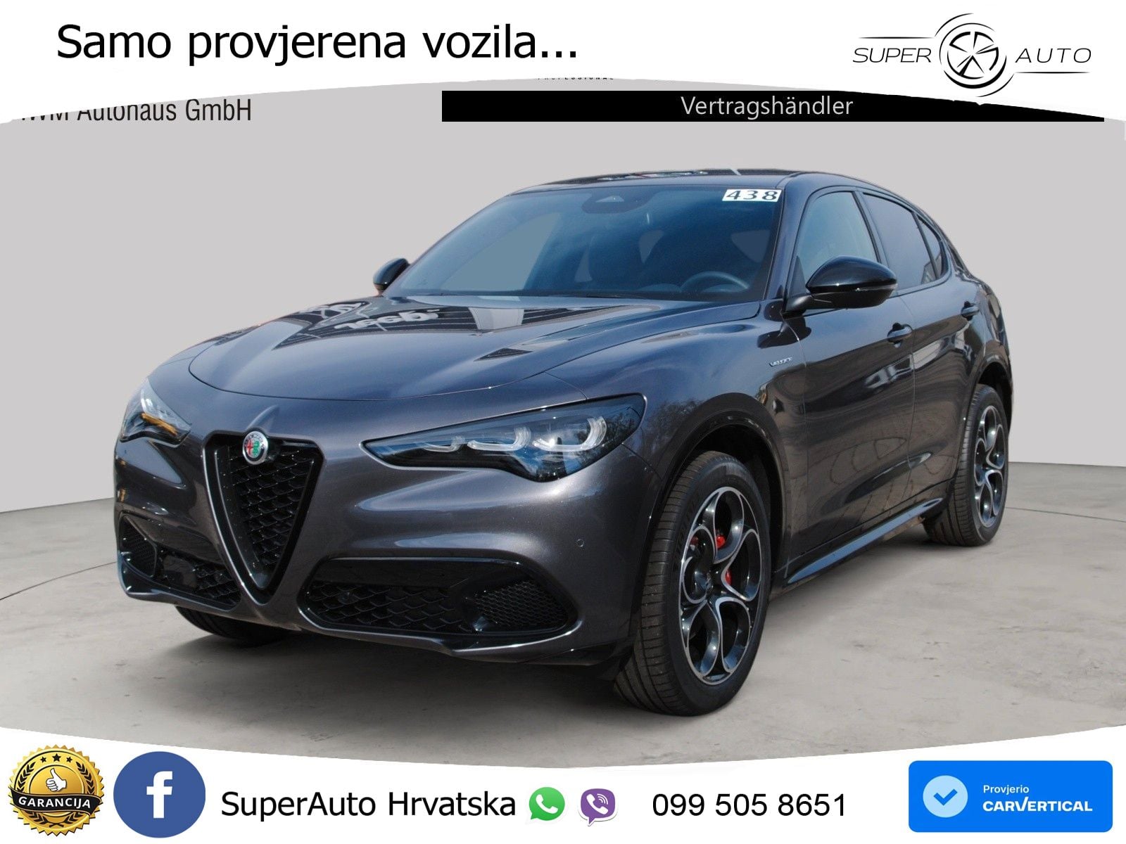 Alfa Romeo Stelvio 2.2 MultiJet II (210 KS) Q4 Automatic LED+GR SJED+ACC