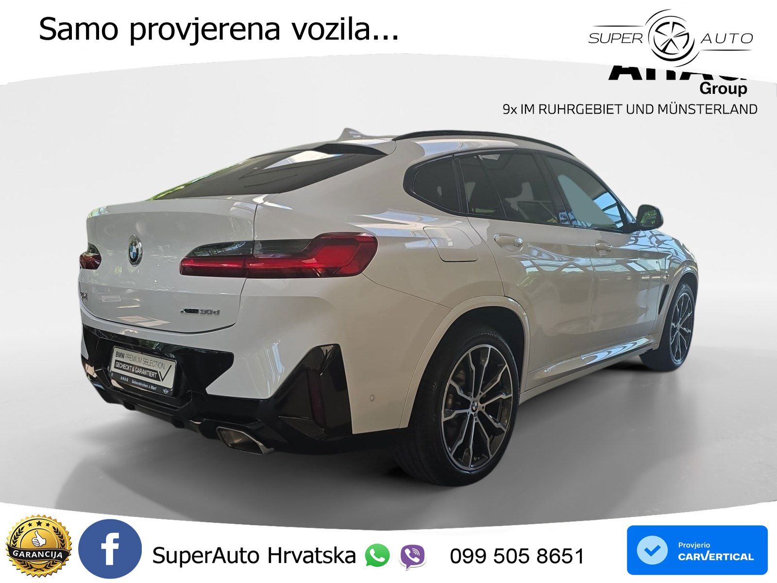 BMW X4 30d (286 KS) xDrive Steptronic LED+GR SJED+ACC