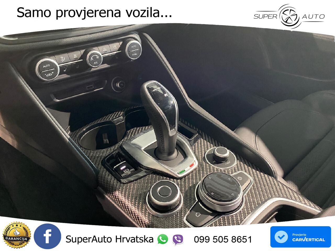 Alfa Romeo Giulia Quadrifoglio 2.9 V6 Bi-Turbo (520 KS) Automatic LED+GR SJED+ACC