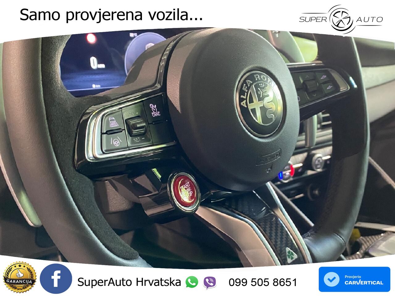 Alfa Romeo Giulia Quadrifoglio 2.9 V6 Bi-Turbo (520 KS) Automatic LED+GR SJED+ACC