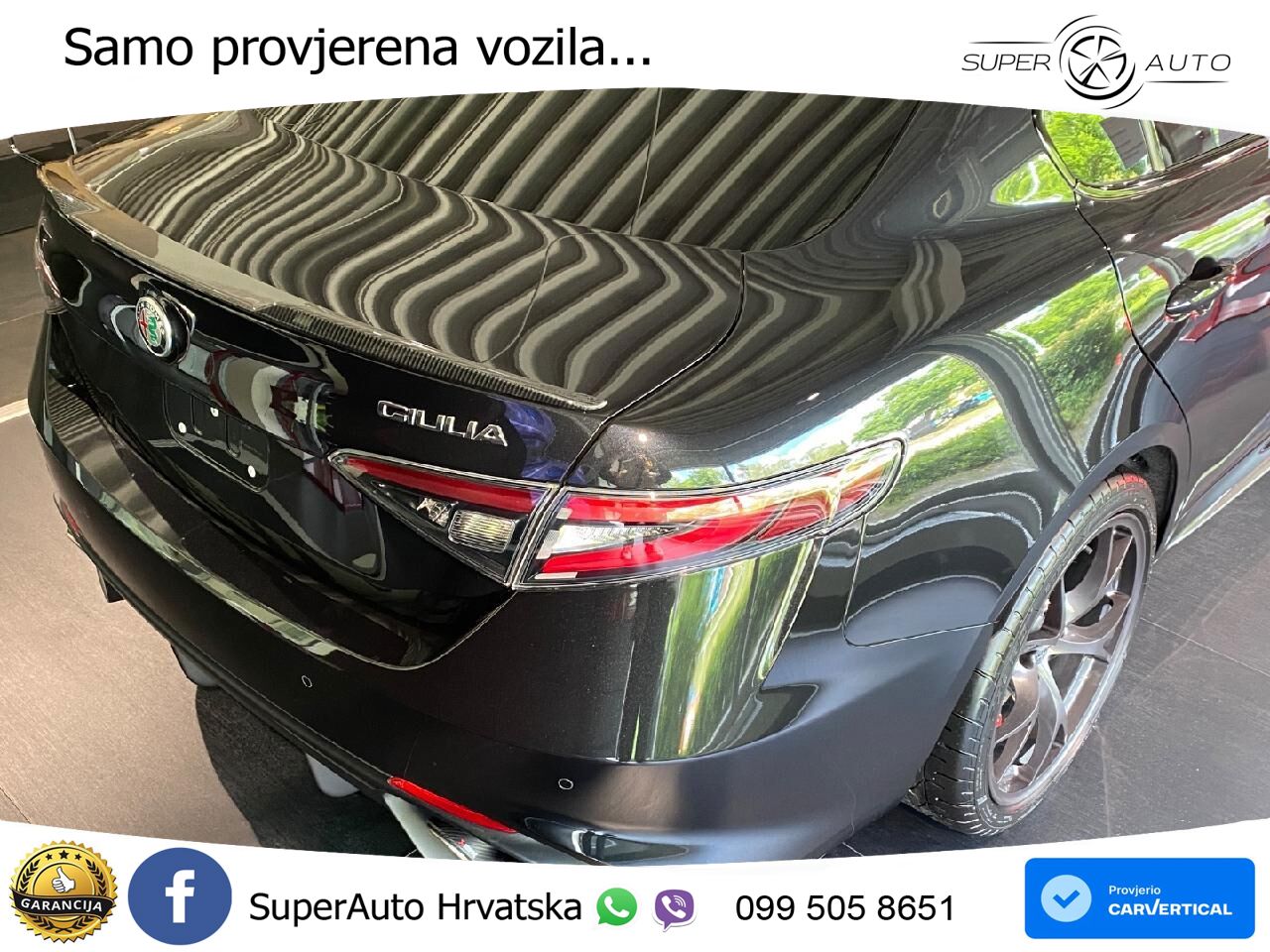 Alfa Romeo Giulia Quadrifoglio 2.9 V6 Bi-Turbo (520 KS) Automatic LED+GR SJED+ACC