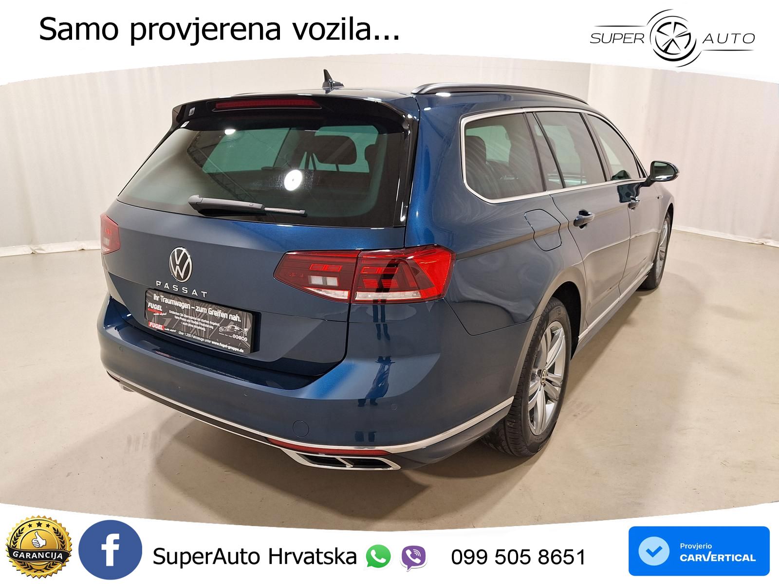Volkswagen Passat Variant 2.0 TSI (190 KS) DSG R-Line LED+GR SJED+ACC