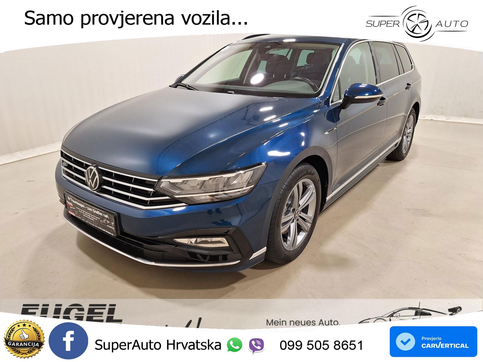 Volkswagen Passat Variant 2.0 TSI (190 KS) DSG R-Line LED+GR SJED+ACC