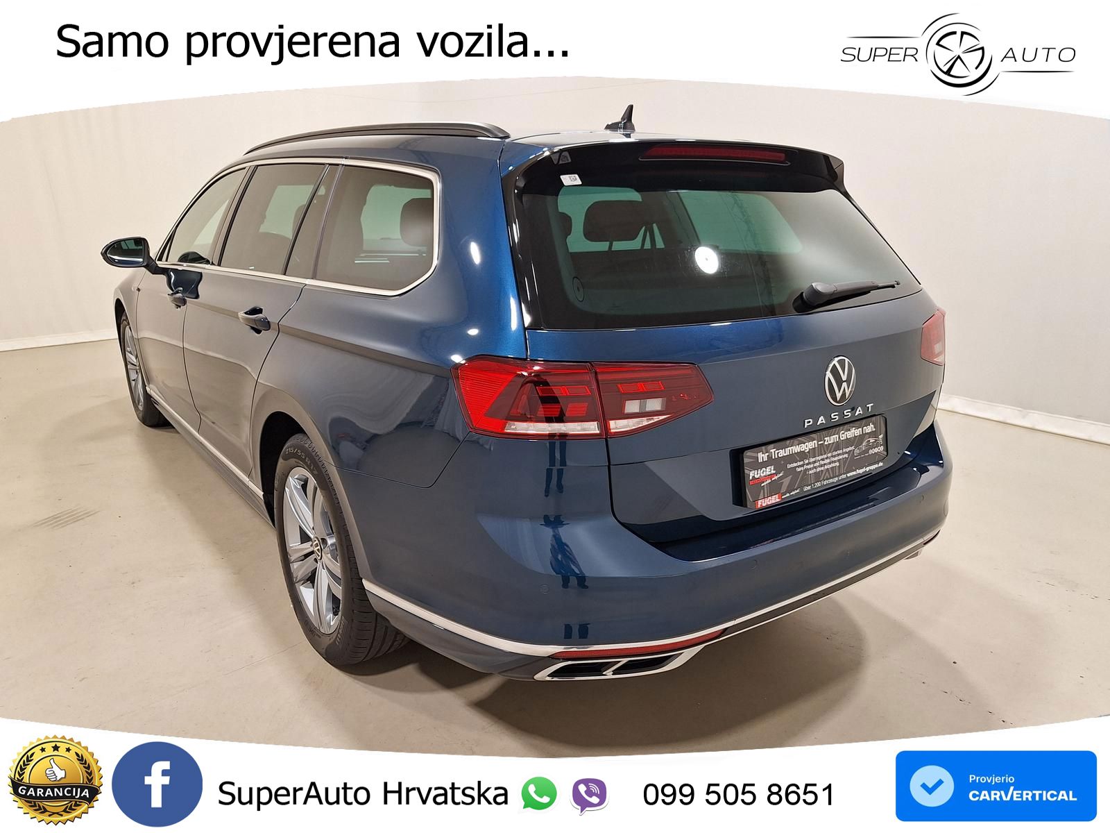 Volkswagen Passat Variant 2.0 TSI (190 KS) DSG R-Line LED+GR SJED+ACC