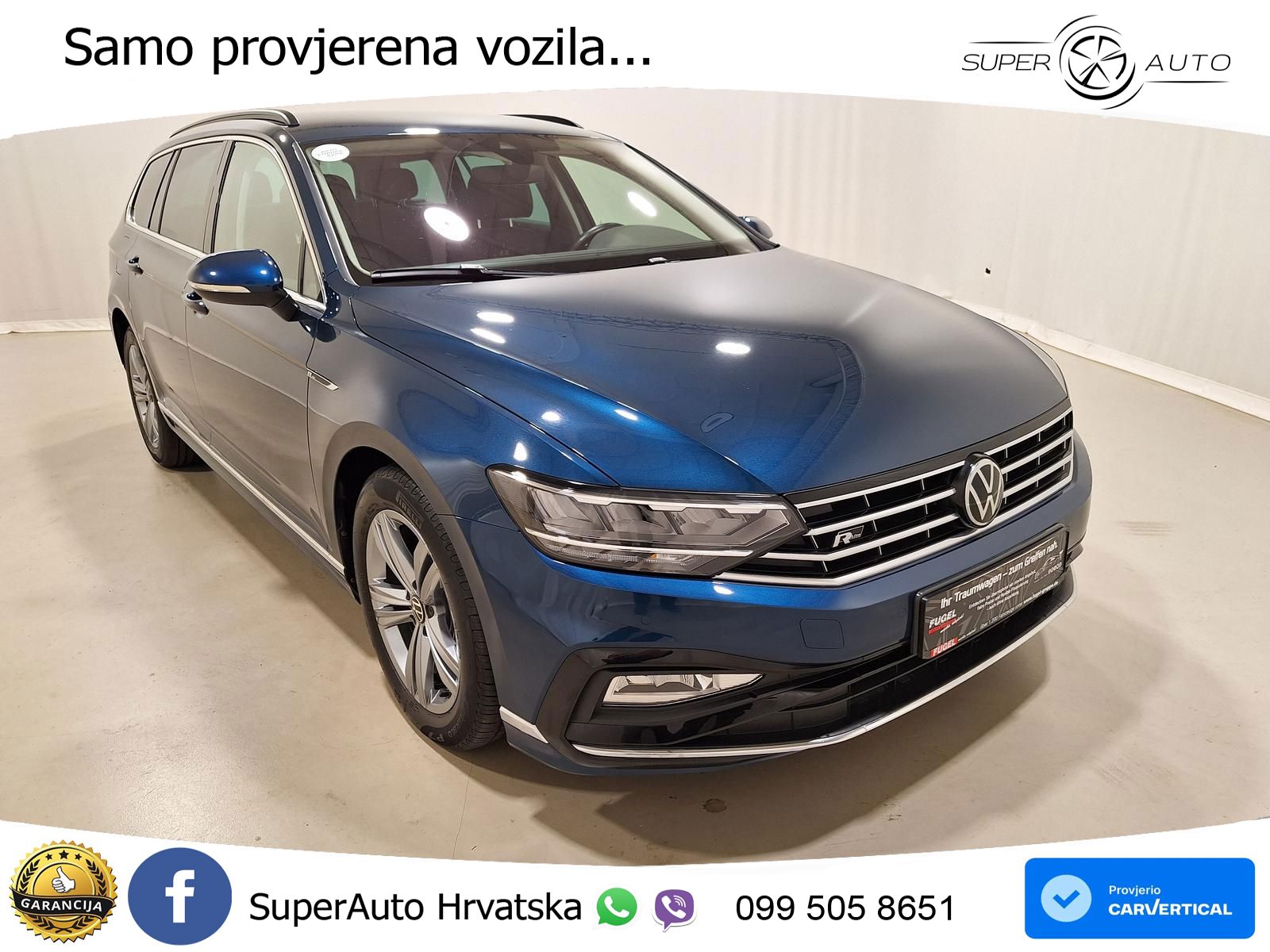 Volkswagen Passat Variant 2.0 TSI (190 KS) DSG R-Line LED+GR SJED+ACC
