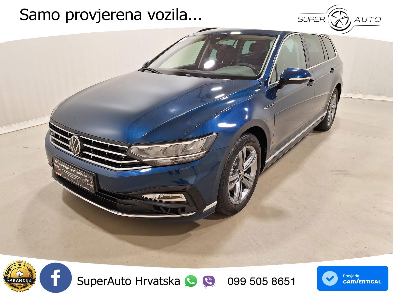 Volkswagen Passat Variant 2.0 TSI (190 KS) DSG R-Line LED+GR SJED+ACC