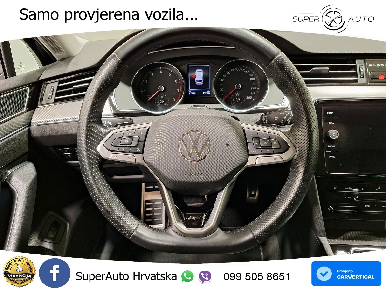 Volkswagen Passat Variant 2.0 TSI (190 KS) DSG R-Line LED+GR SJED+ACC