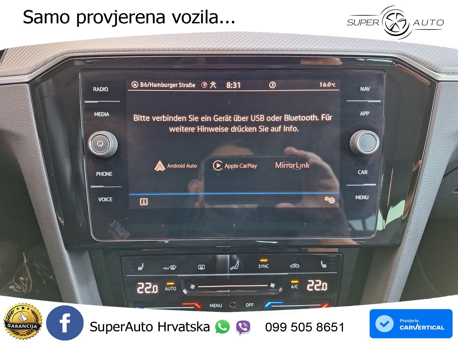 Volkswagen Passat Variant 2.0 TSI (190 KS) DSG R-Line LED+GR SJED+ACC