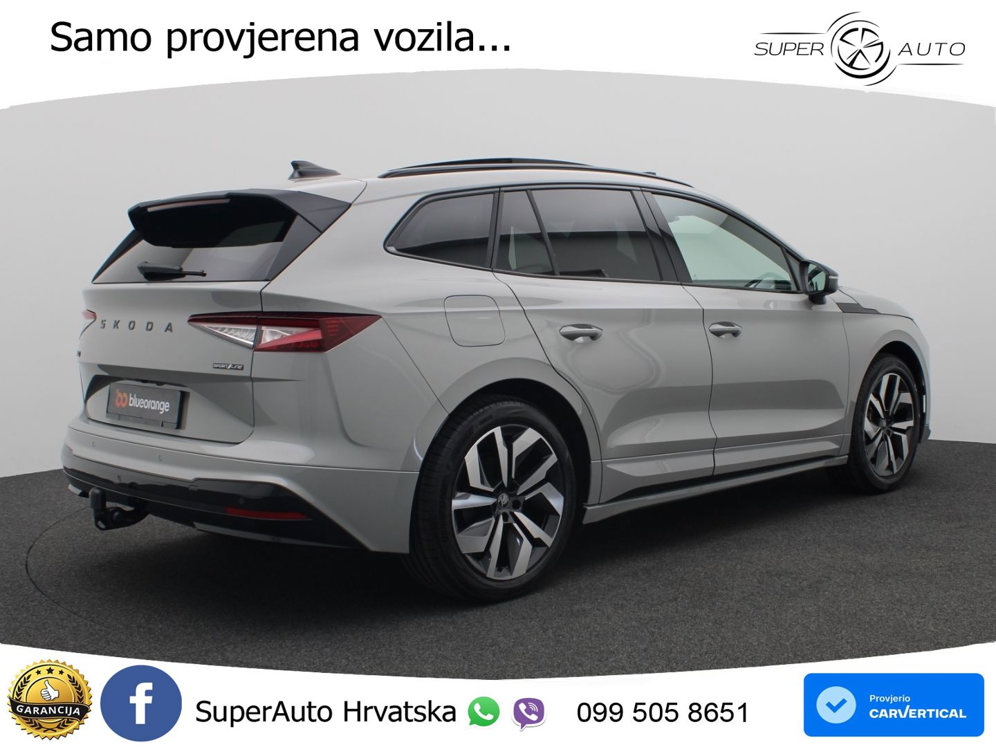 Škoda Enyaq 85 82 kWh (286 KS) SportLine LED+GR SJED+ACC